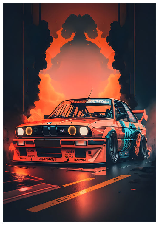 Retro BMW E30 PC38